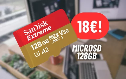 La microSD SanDisk da 128GB SCONTATISSIMA su Amazon: RISPARMIA il 39%