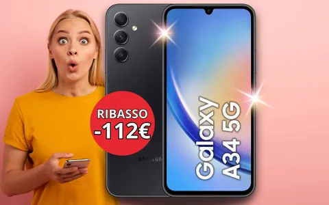 Samsung Galaxy A34: MAXI RIBASSO di oltre 100€ su eBay