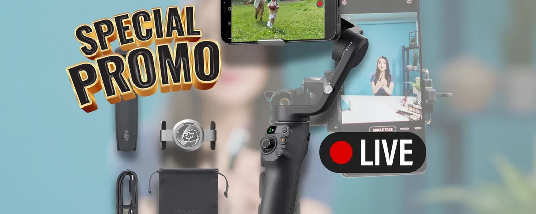 Stabilizzatore per smartphone: addio tremolii per video PROFESSIONALI (-23%)