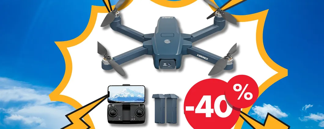 IDEA REGALO: DRONE con Telecamera Professionale a prezzo SHOCK (-37%)