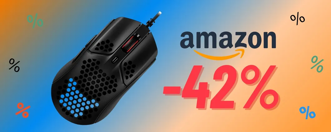 OFFERTA BOMBA per il mouse da gaming HyperX Pulsefire Haste