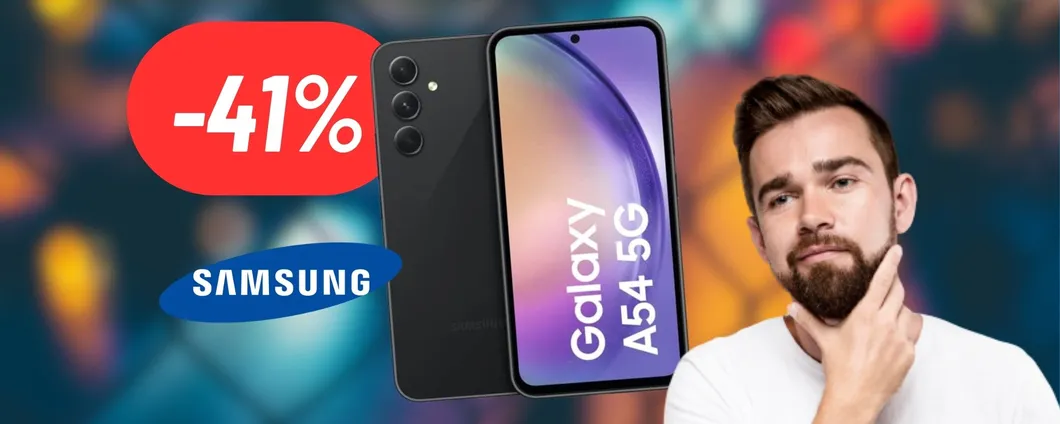 Samsung Galaxy A54 in mega sconto con la Festa delle Offerte di Primavera di Amazon