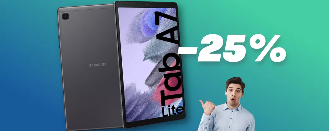 Samsung Galaxy Tab A7 Lite in OFFERTA a meno di 150€: affare fatto