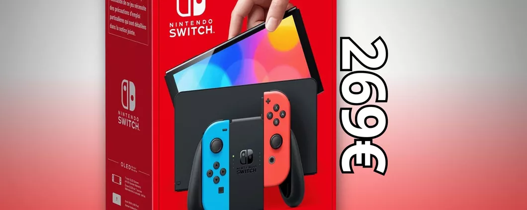 Nintendo Switch OLED: prezzo MINIMO STORICO su eBay ancora per poco tempo!