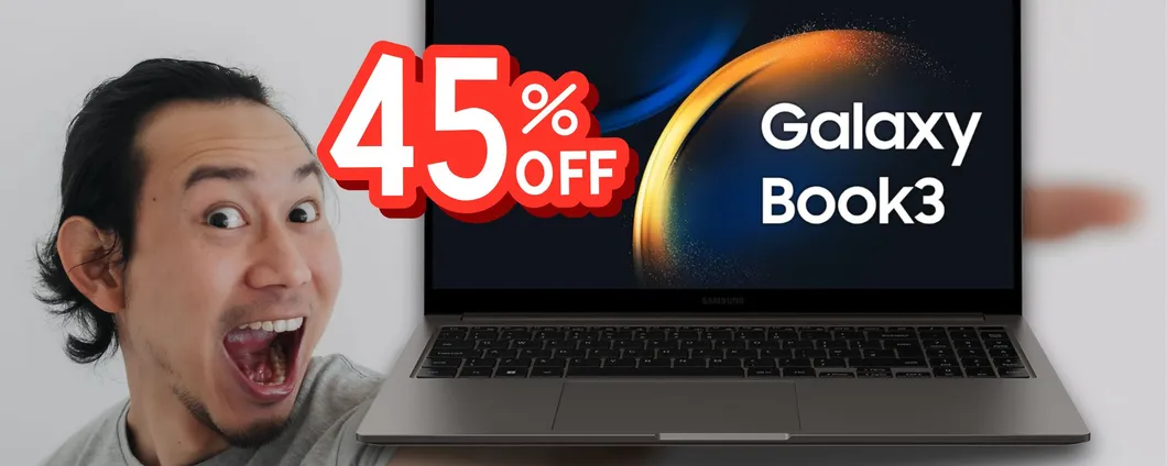 IMPOSSIBILE: 450€ DI SCONTO per Samsung Galaxy Book3 MAI COSì BASSO!