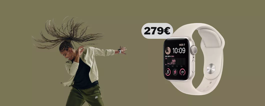 Apple Watch SE (seconda generazione) con 5 rate senza interessi Amazon da 55 euro al mese