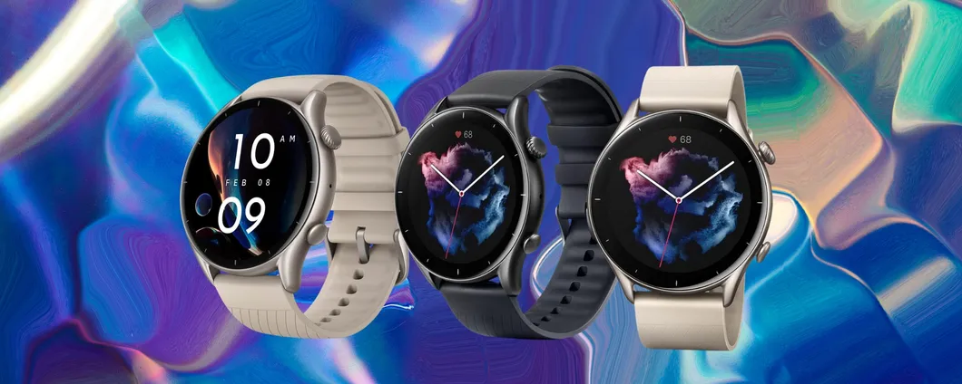 Display AMOLED, 150 modalità sport e resistenza a 5 ATM: Amazfit GTR 3 è unico