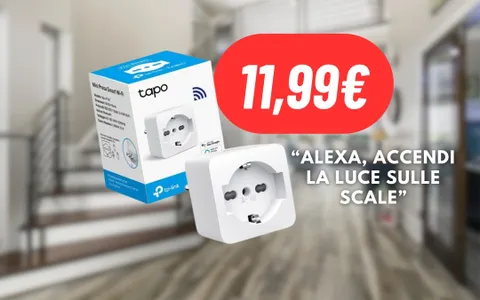 La tua casa più smart grazie alla Presa TP-Link a 12,99€: SUPER OCCASIONE