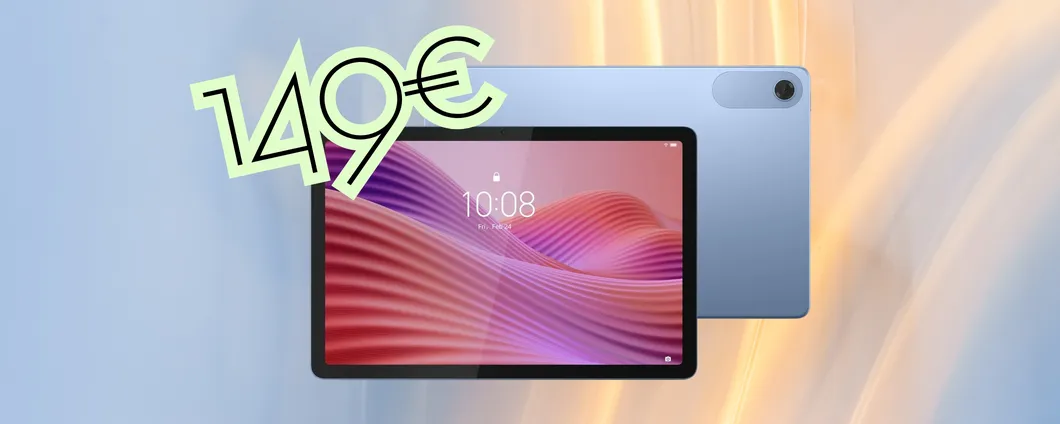 Offerta Lenovo Tab con Android 14: qualità e risparmio a 149 euro