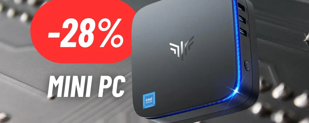 Mini PC compatto e potente in SUPER SCONTO su Amazon