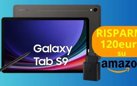 SUPER NOVITA' su Amazon, ora disponibile il Samsung Galaxy Tab S9