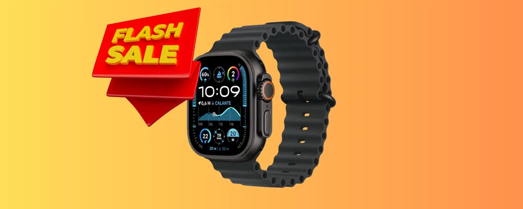 Apple Watch Ultra 2: più di 100€ di sconto sullo smartwatch sportivo top di gamma