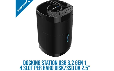 Docking Station per SSD/Hard Disk con alimentatore e ventola in promo speciale su Amazon