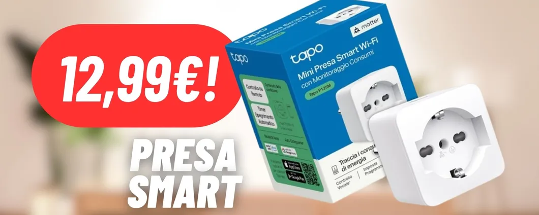 Rendi la tua casa più SMART con la PRESA INTELLIGENTE di TP-LINK a 12,99€