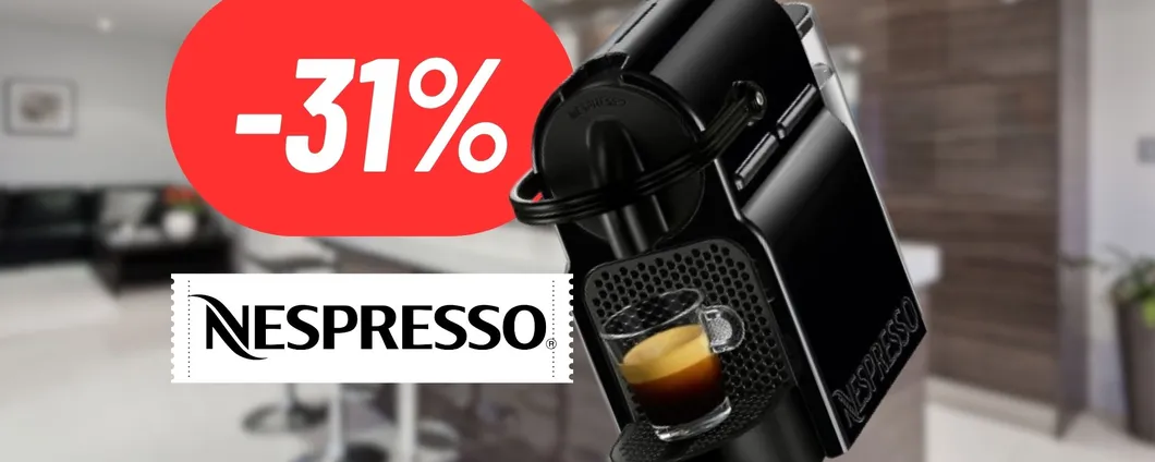 Macchina per il Caffè Nespresso al 31% di sconto: MEGA AFFARE Amazon