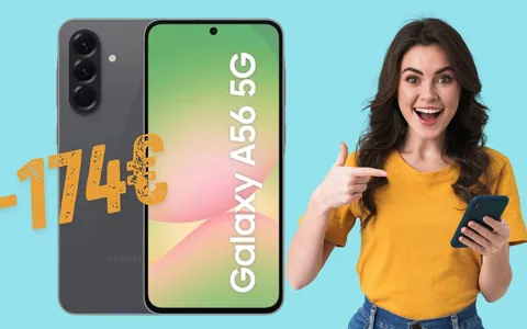 Samsung Galaxy A56: nella fascia media uno dei migliori, in offerta su eBay (-174€)