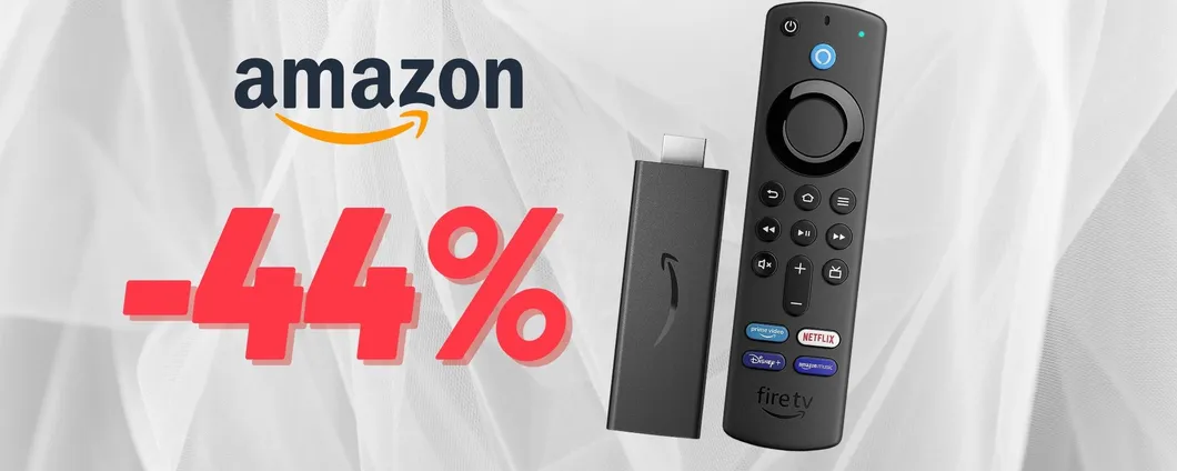 OFFERTISSIMA per l'ultimo modello di Amazon Fire TV Stick con telecomando!