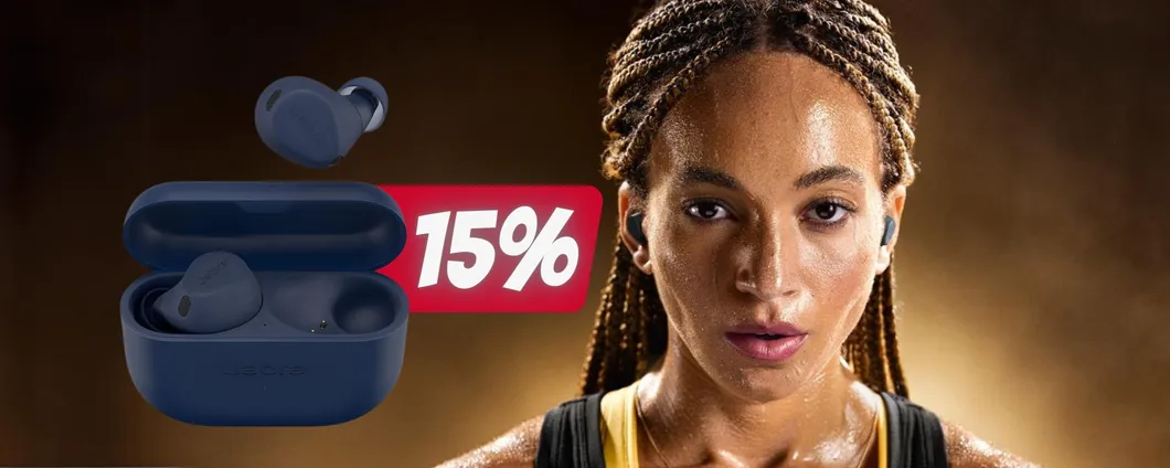 Jabra Elite 8 Active: cancellazione rumore, 6 microfoni, IP68 (-15%)
