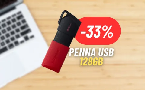 Penna USB da 128GB Kingston ad un PREZZO RIDICOLO su Amazon