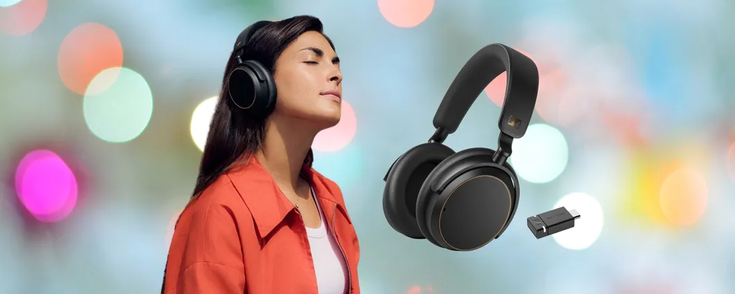 Sennheiser ACCENTUM SE: cuffie wireless con ANC e 50 ore di ascolto tue al 41%