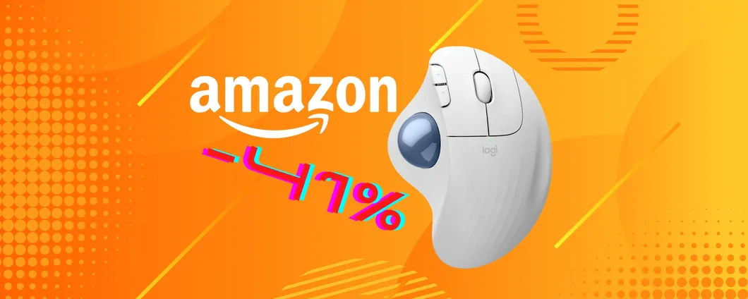 Comfort ed efficienza con il Logitech ERGO M575S in super offerta