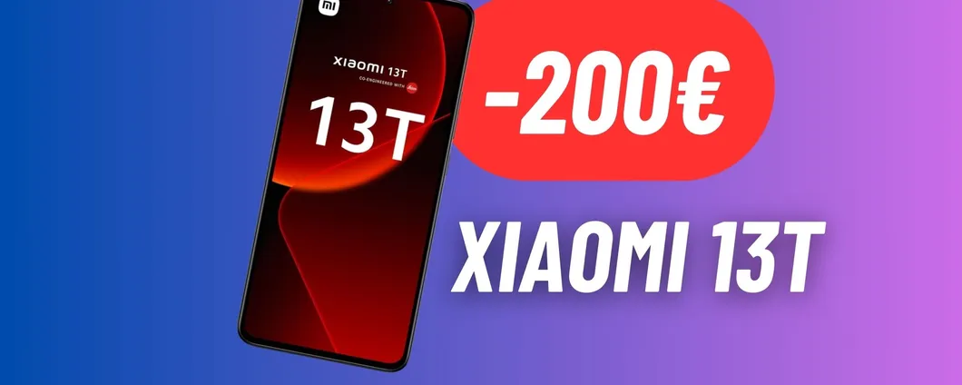 AMAZON IMPAZZISCE e ti fa risparmiare 200€ sullo Xiaomi 13T