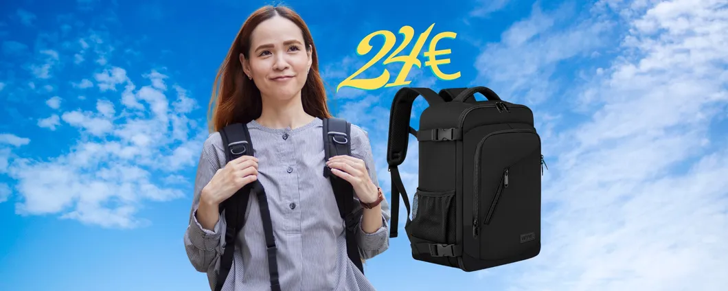 Lo zaino che semplifica i tuoi viaggi: offerta a 24€ su Amazon