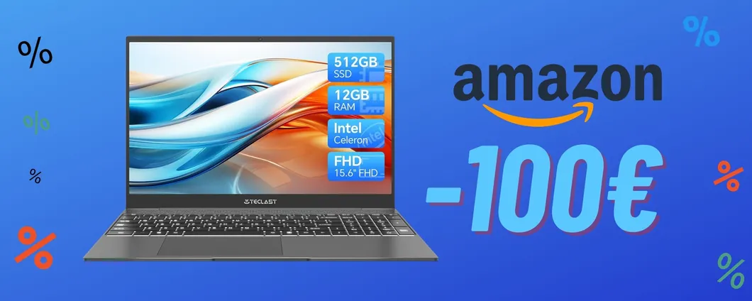 Portatile TECLAST F16Plus ora tuo con 100€ IN MENO!