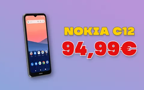 Nokia C12: lo smartphone entry-level oggi costa MENO DI 99€!