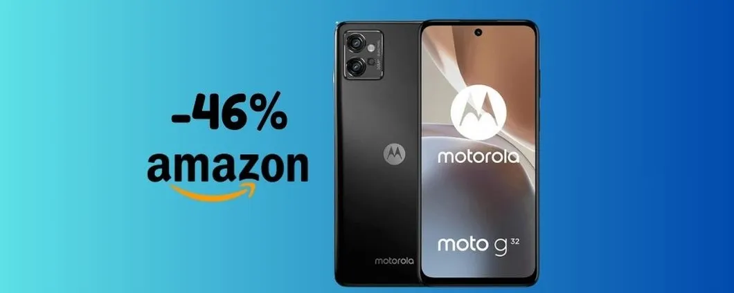 Motorola moto g32 scontato del 46% TI COSTA POCHISSIMO su Amazon!