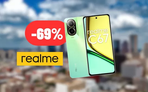 realme C67: maxi sconto del 69%, un battery phone eccezionale ad un prezzo BEST BUY