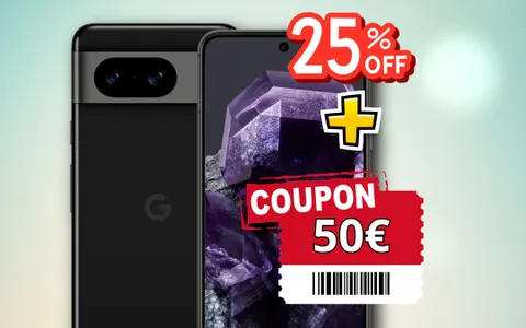 Google Pixel 8: SOLO OGGI sconto + coupon per un ribasso di 250€!