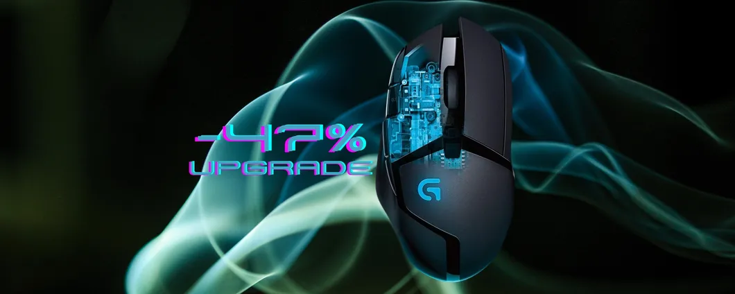 Logitech G402 Hyperion Fury: mouse gaming per fare un upgrade senza svenarsi