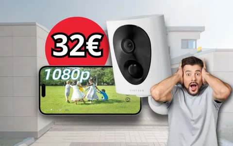 Telecamera da esterno: solo 32€ e un sistema WiFi che ti avverte per intrusioni