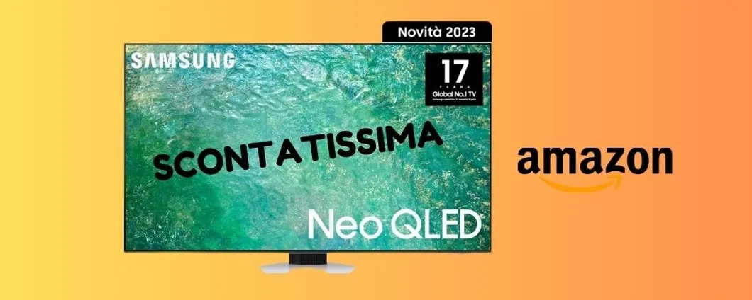 Tv Samsung Neo QLED da 55 pollici: oggi su Amazon RISPARMI 380 euro!