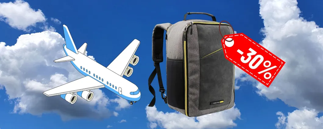 VIAGGIA SENZA PREOCCUPAZIONI: bagaglio GRATIS, Zaino adatto a tutti i voli