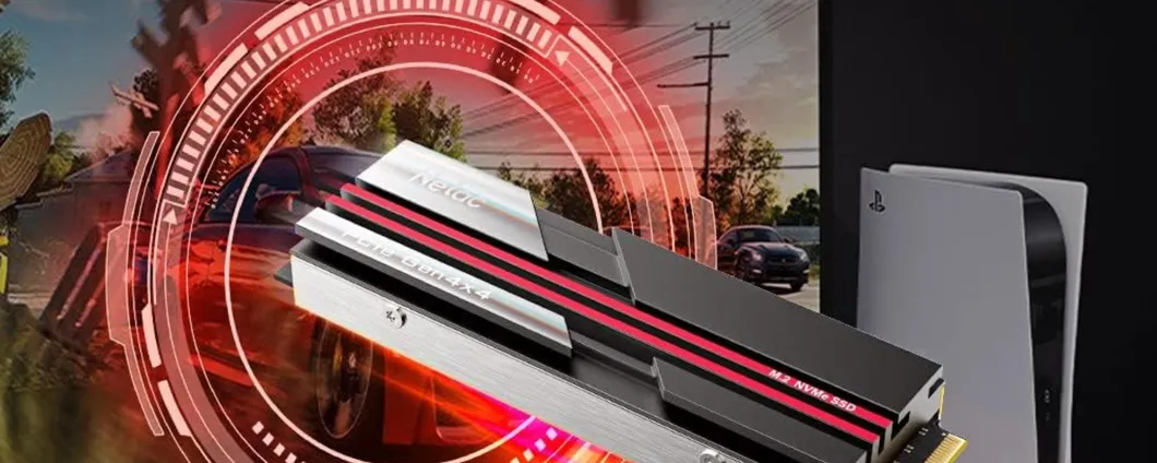 SSD Netac da 4TB NVMe per Gen4 con dissipatore in alluminio ad un prezzo BOMBA su Amazon