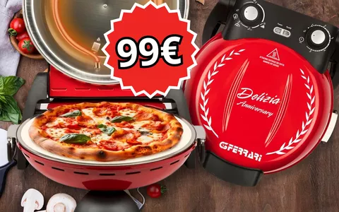 PIZZA INCREDIBILE in soli 3 minuti con Forno Pizza Ferrari a prezzo TOP!
