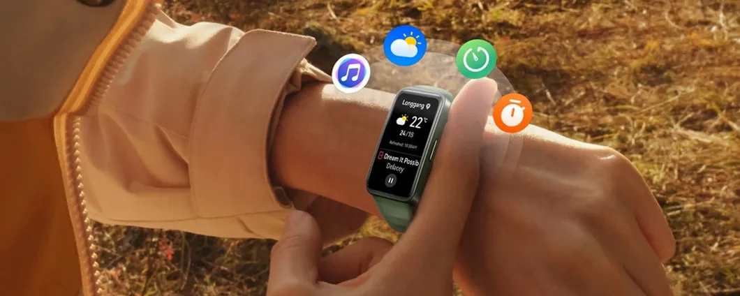 HUAWEI Band 8 a soli 39€ su Amazon: tante funzioni e batteria super