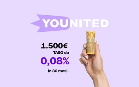 Younited Credit: ultima chiamata per il prestito con TAEG a 0,08%