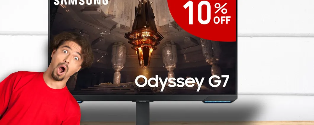 Appassionati di gaming: SOLO OGGI Samsung Odyssey G7 in super sconto su Amazon!