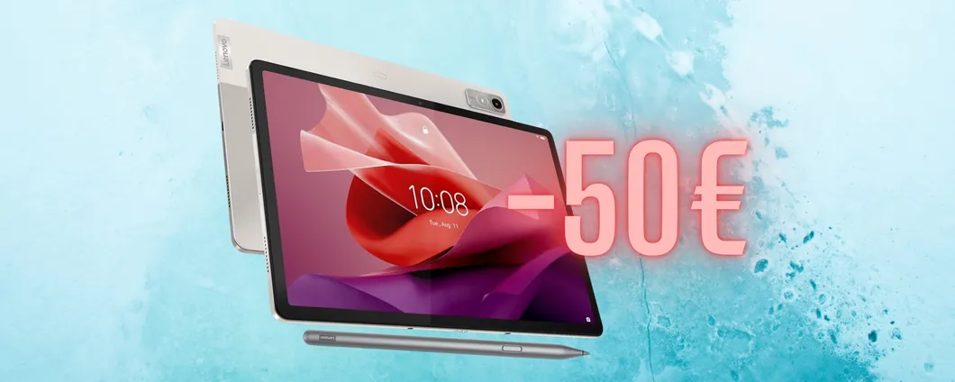 Lenovo Tab P12 con 8GB RAM e 256GB di memoria a 50€ in meno