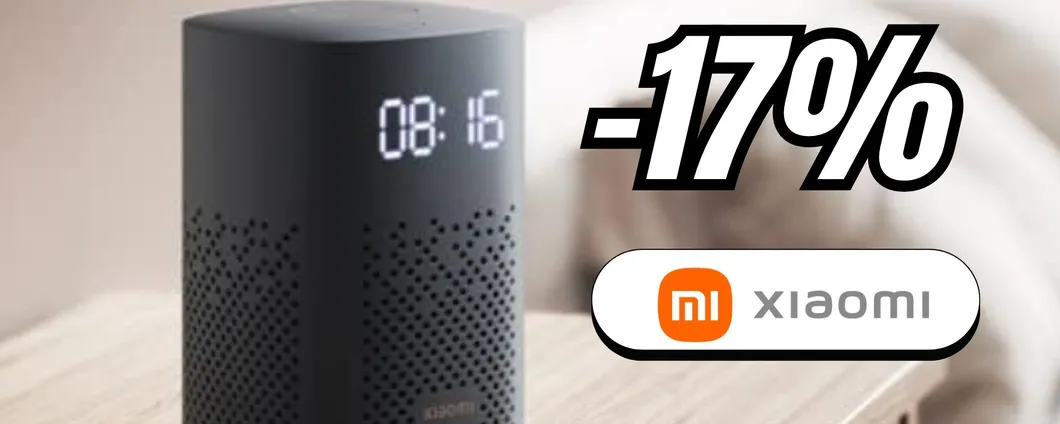 Speaker Xiaomi: display LED, controllo smart e Google Assistant, SUPER SCONTO su Amazon