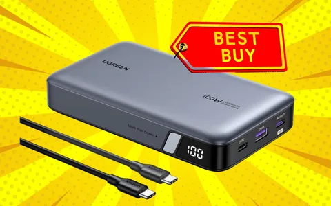 Power Bank UGREEN Nexode da 100W e capacità da 20000mAh a prezzo WOW