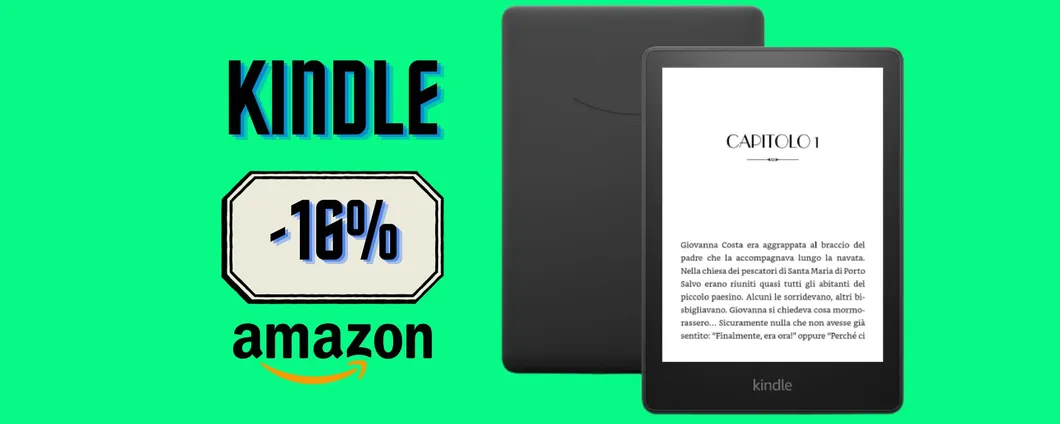 Non smettere mai di leggere e porta i tuoi libri con te: KINDLE PAPERWHITE IN OFFERTA