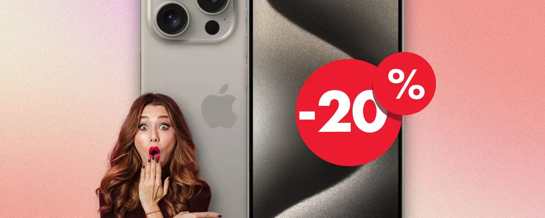 CROLLA di quasi 300€ iPhone 15 Pro Max su Amazon: non perdere questa occasione!