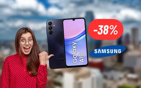 CALA A PICCO il prezzo del Samsung Galaxy A15: AMAZON OUTLET