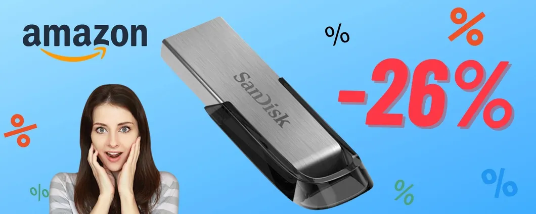Velocità e sicurezza con la chiavetta USB SanDisk 256 GB IN OFFERTA
