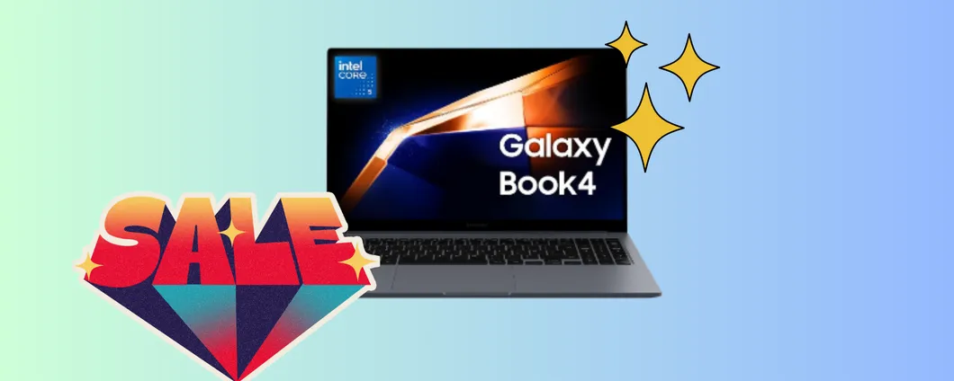 Samsung Galaxy Book4 a quasi metà prezzo: oggi su Amazon risparmi 480€