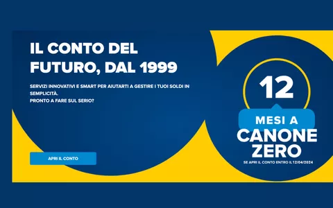 12 mesi di canone zero sul conto Fineco: aprilo ORA!